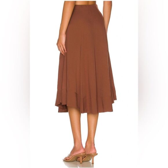 ANNA NATA NEW WITH TAGS Courtney Skirt in Sepia Brown size Medium - Picture 2 of 8